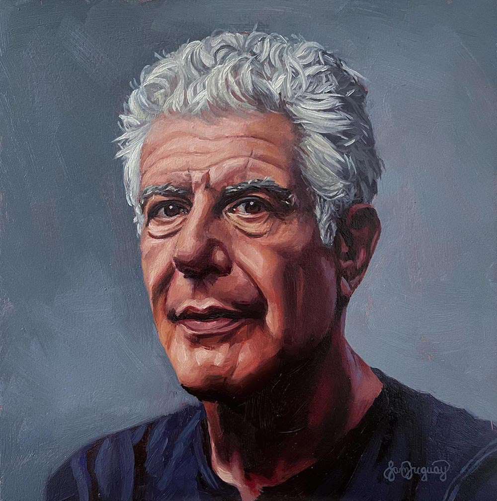 No. 2 - Anthony Bourdain Painting