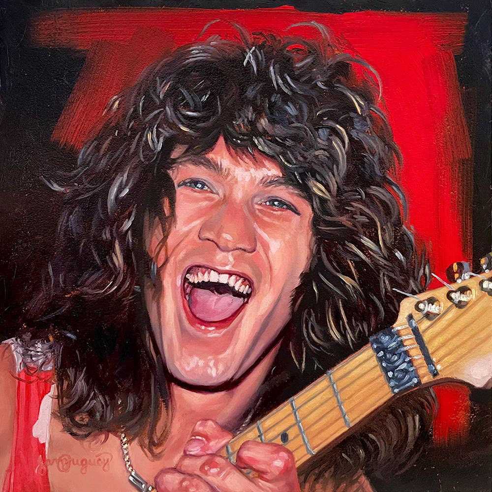 No. 15 - Eddie Van Halen Painting