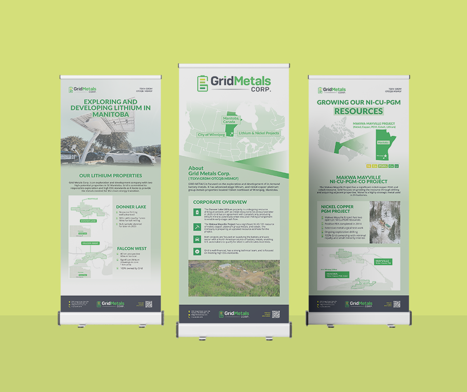 Grid Metals Corp. Banners