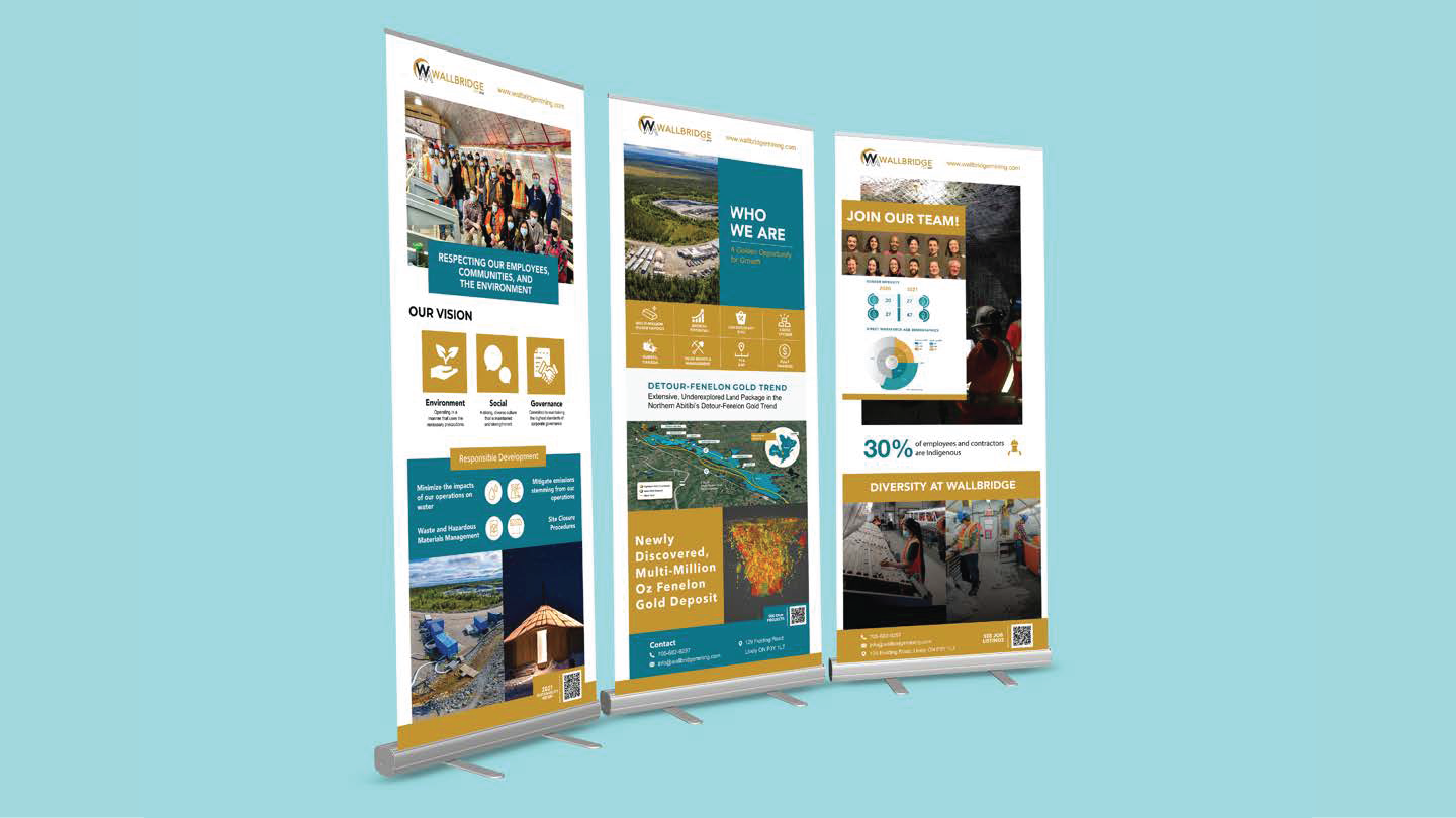 Wallbridge Mining Banners