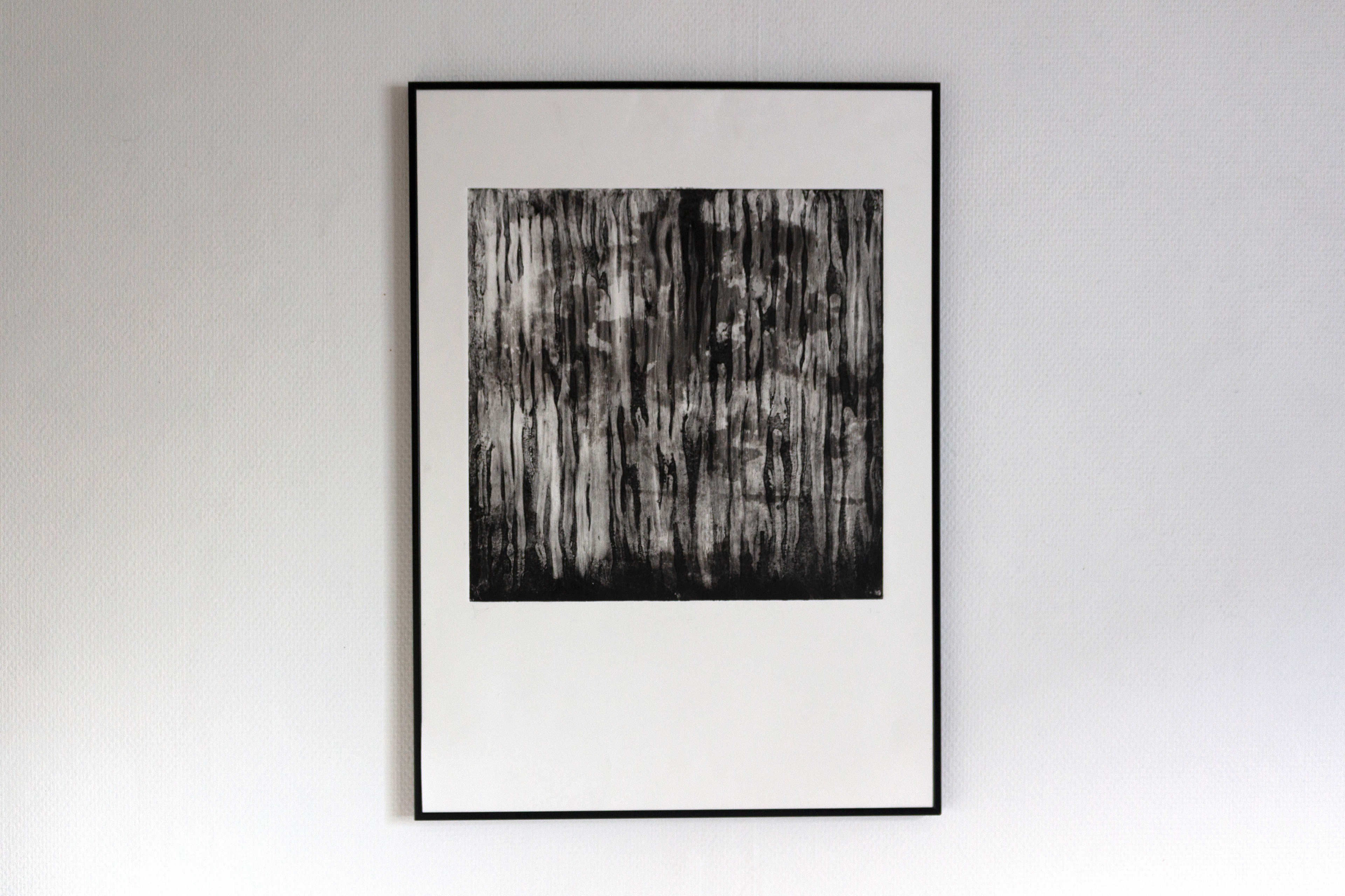 collographie, trombes, 50x70 cm