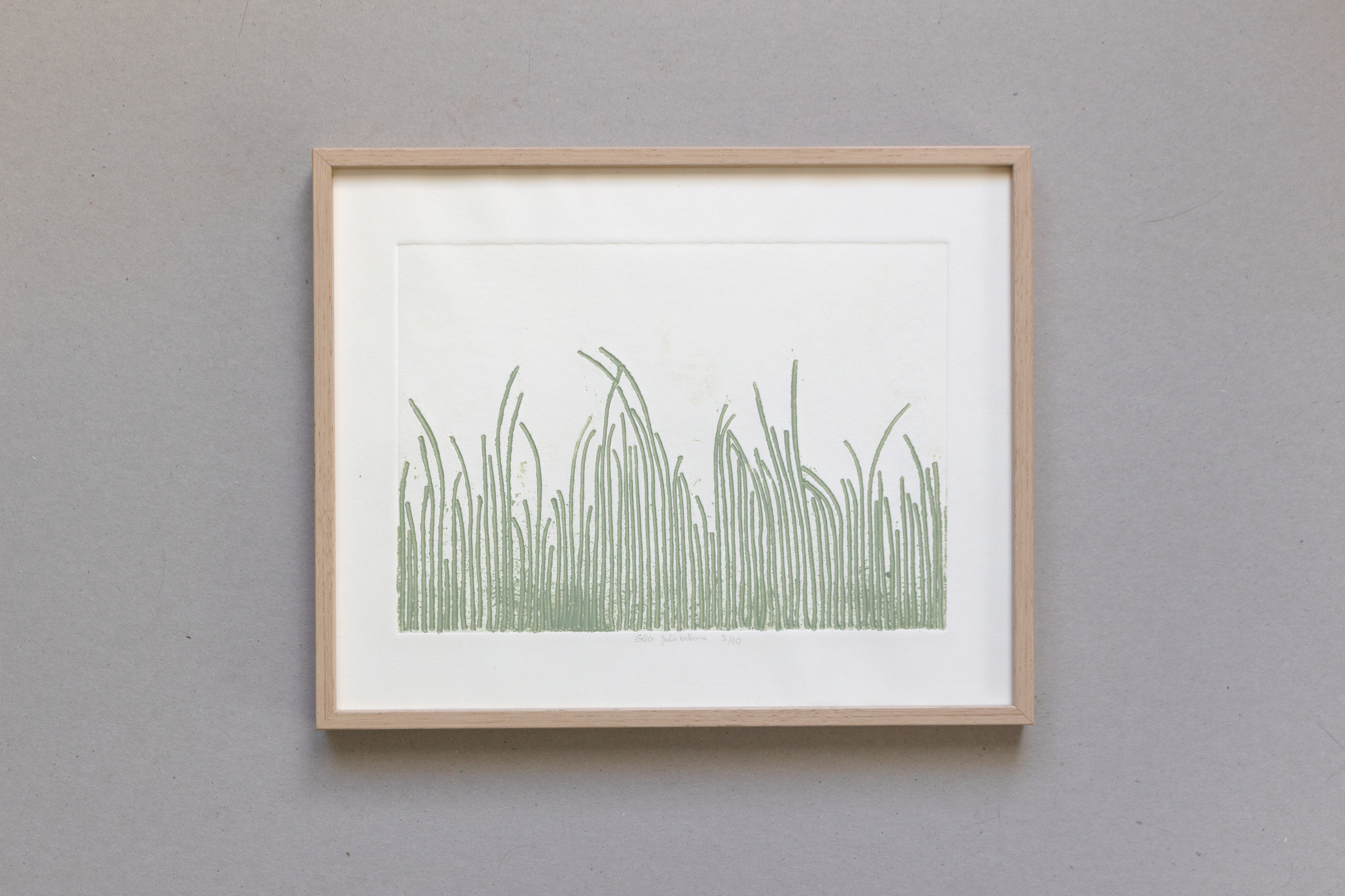 collographie, grâce, 24x30 cm
