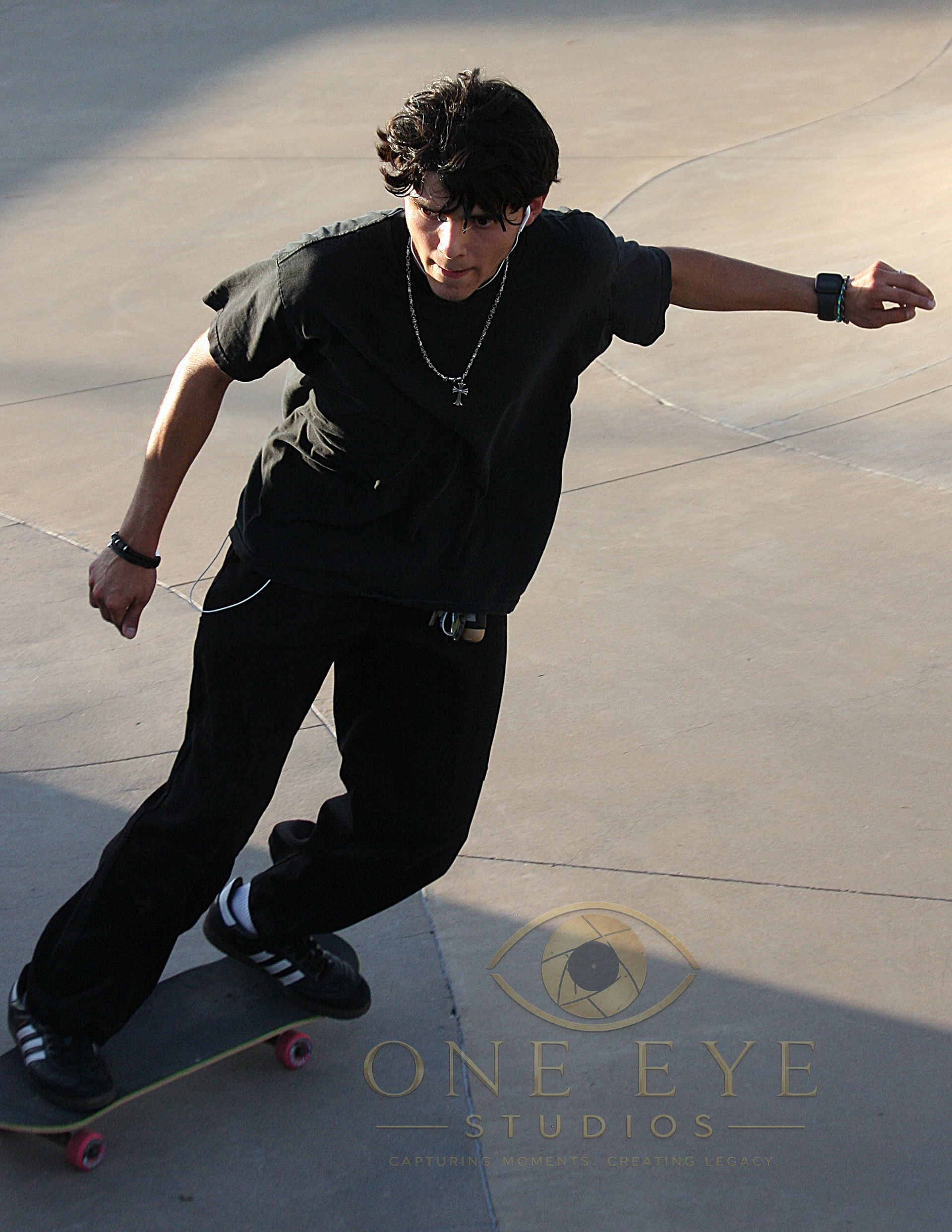 Gabriel | Controlled Chaos |  Style. Balance. Confidence. Sometimes the best moments happen between the tricks.