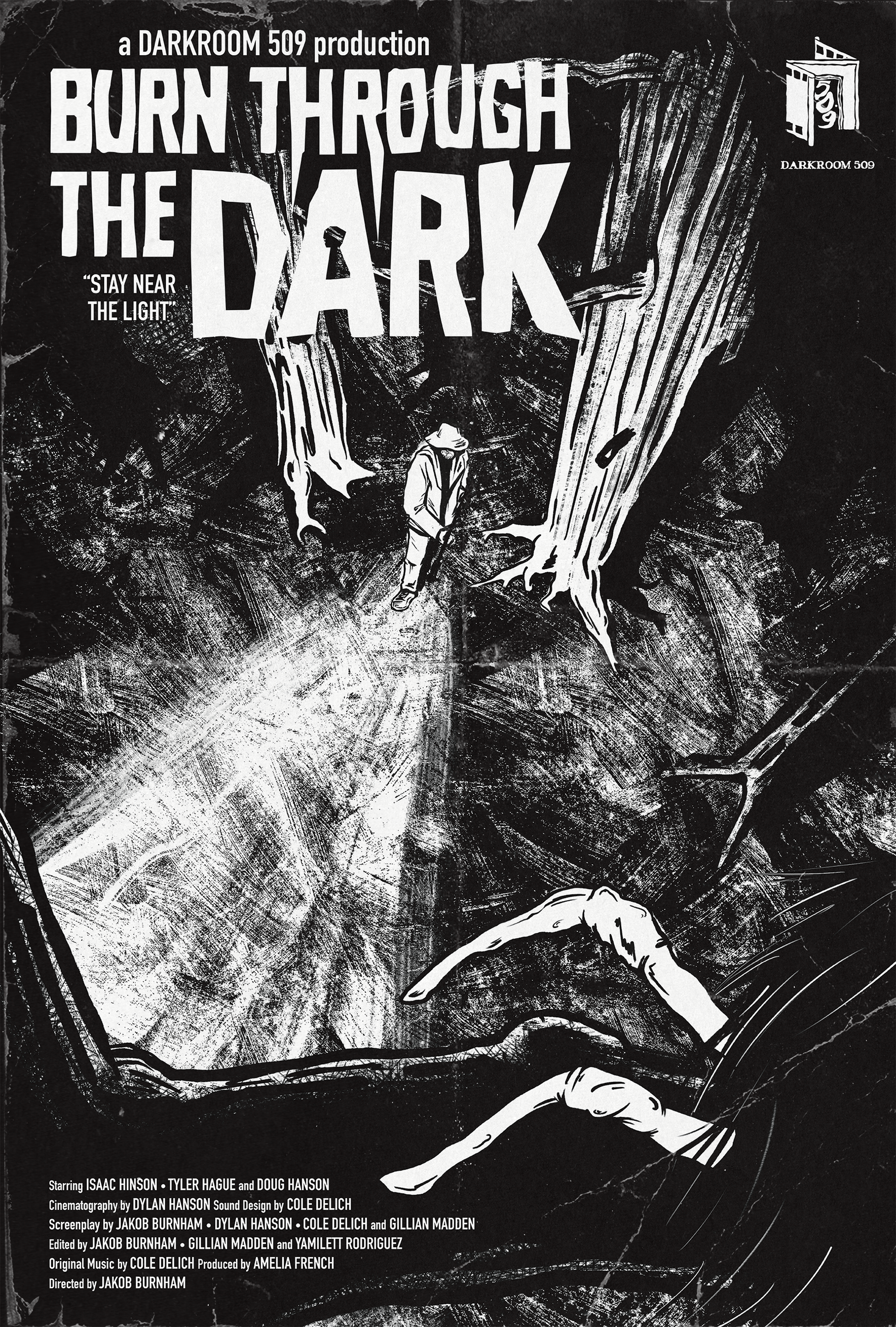 Burn Through the Dark award-winning radio show poster