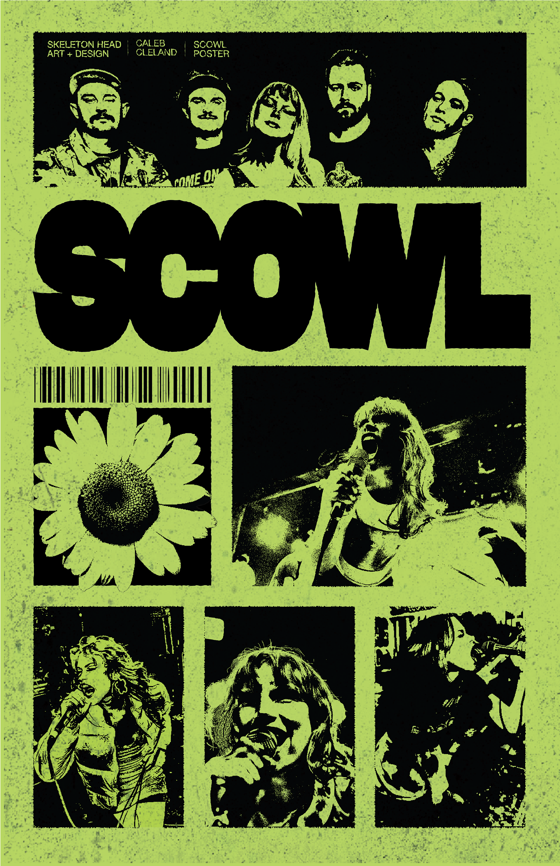 Scowl band poster