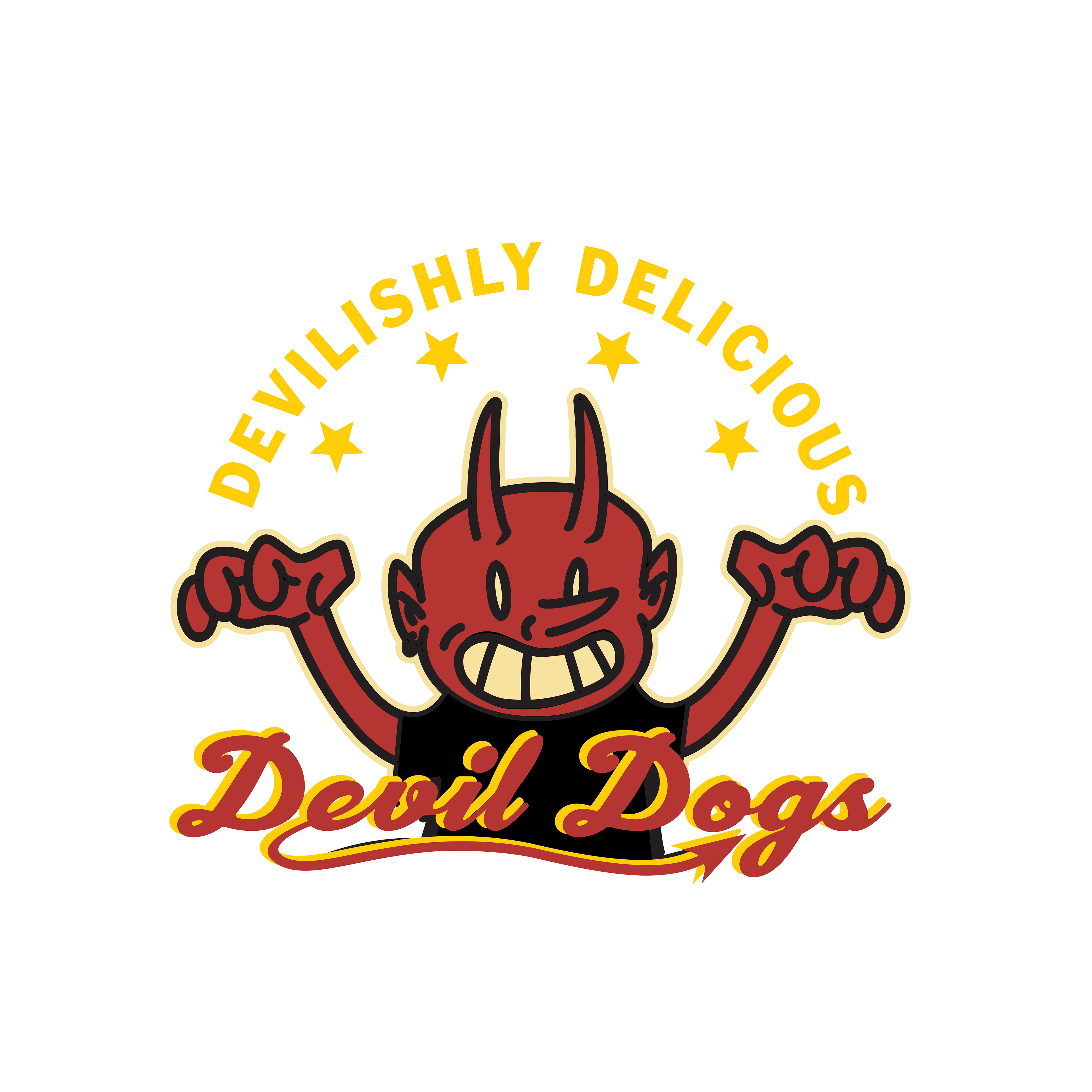 Devil Dogs Badge Logo