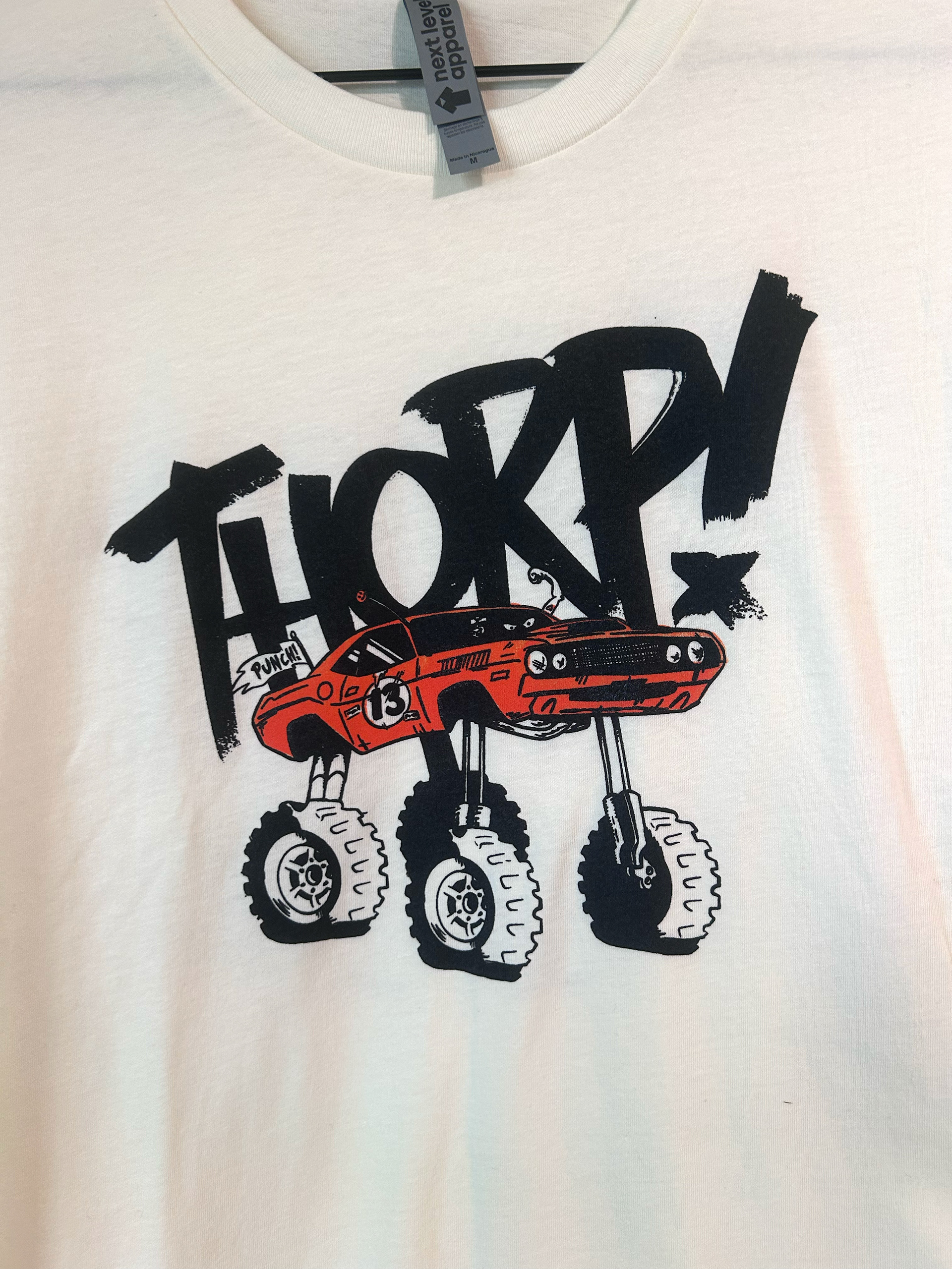 Horse Power shirt close-up