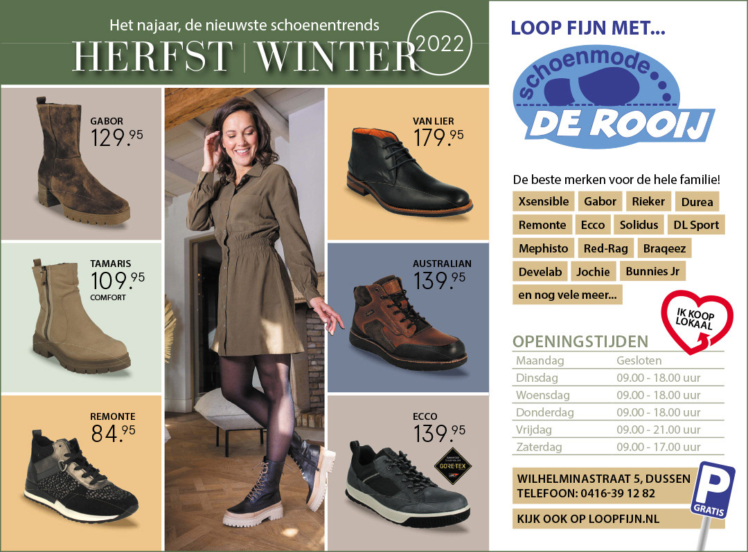 De Rooij advertentie