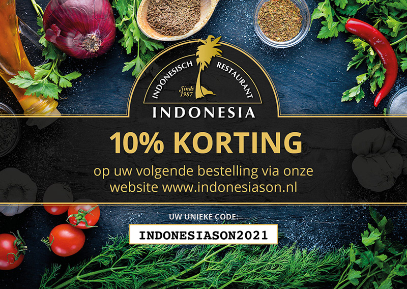 Indonesia Son Kortingskaart A6