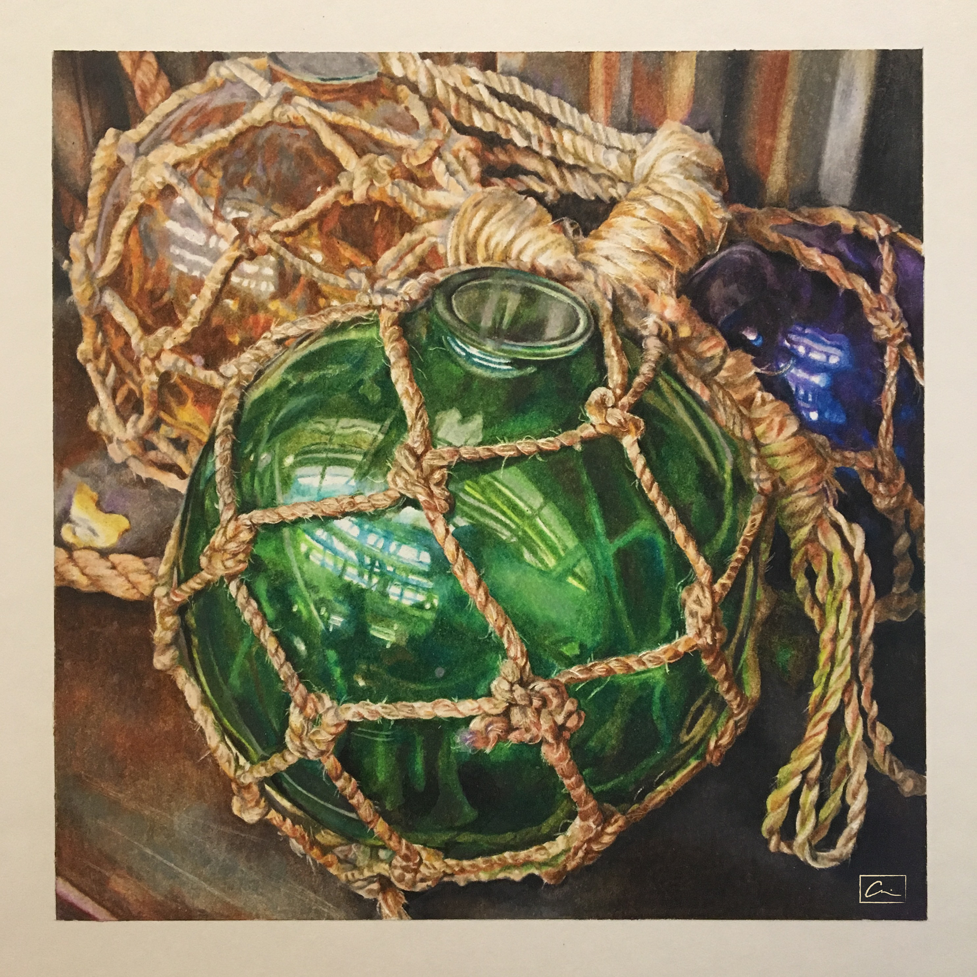 Colored pencil on illustration board.