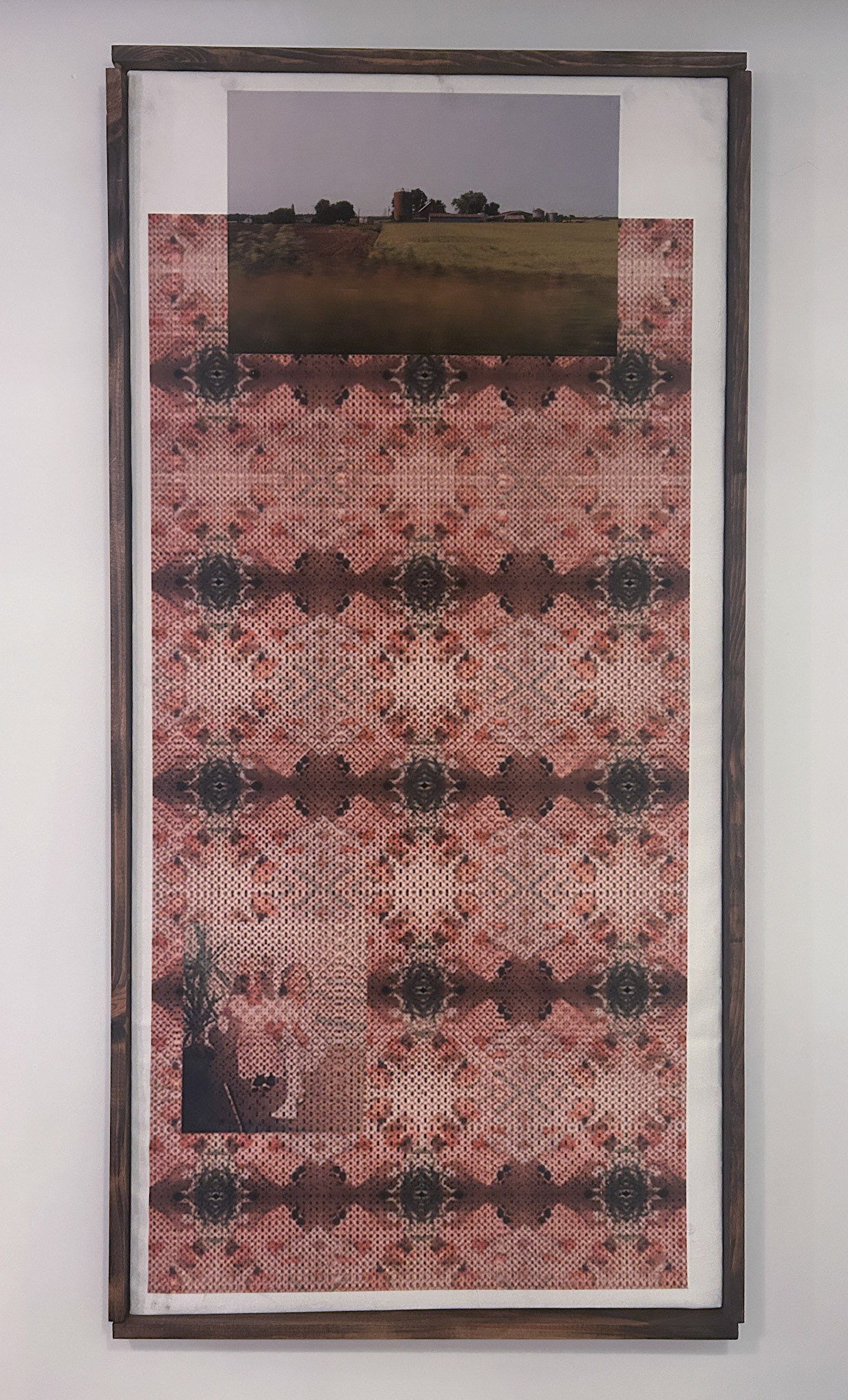 Easter at Mamaw’s House, 2026, Digital Collage as Printed Textile, 26in x 55in