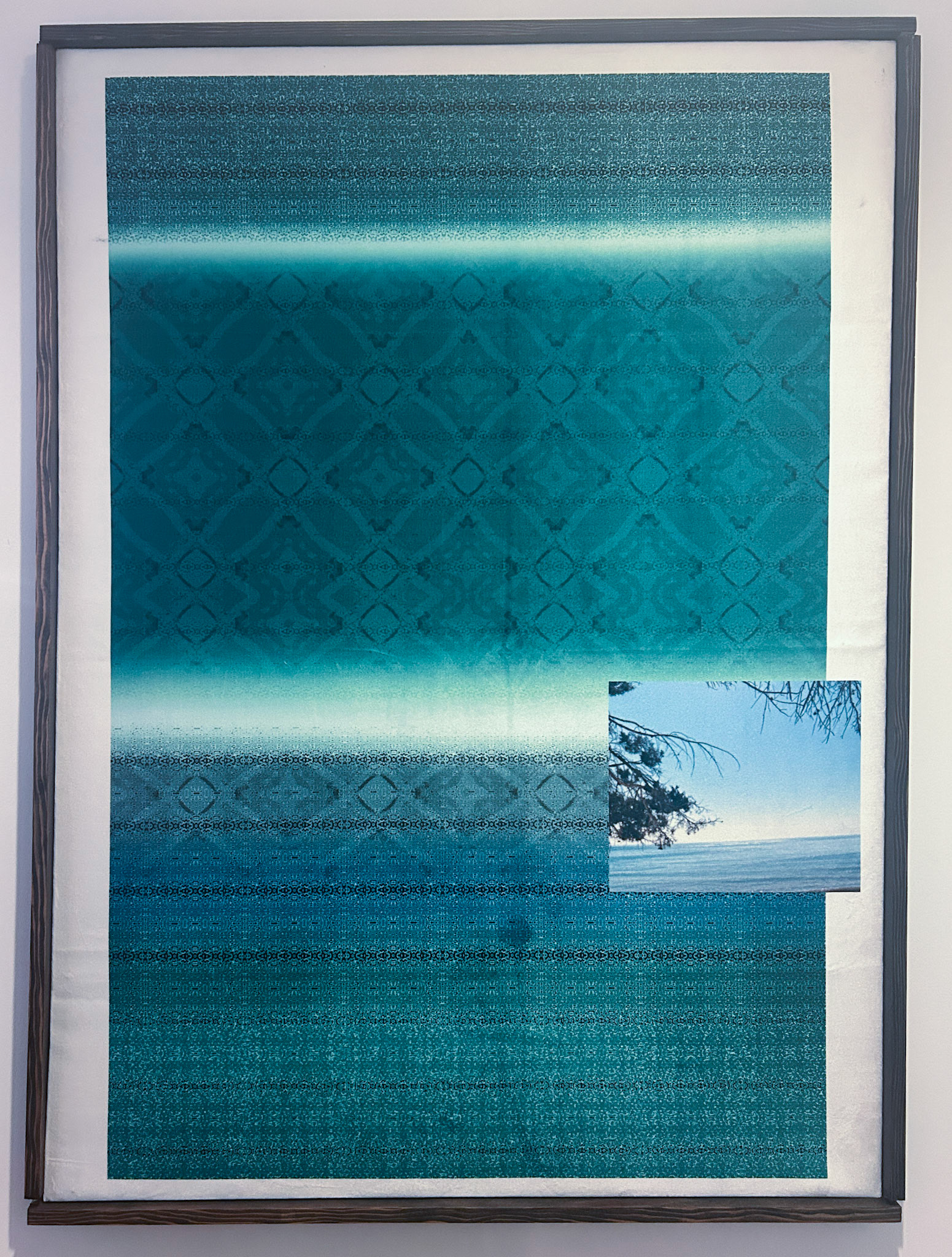 Horizons, 2026, Digital Collage as Printed Textile, 37in x 51in