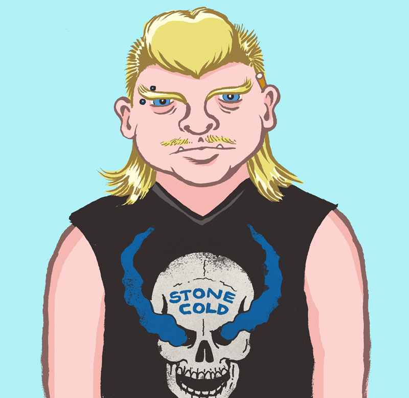 Brush pen, micron, scanned, colored digitally