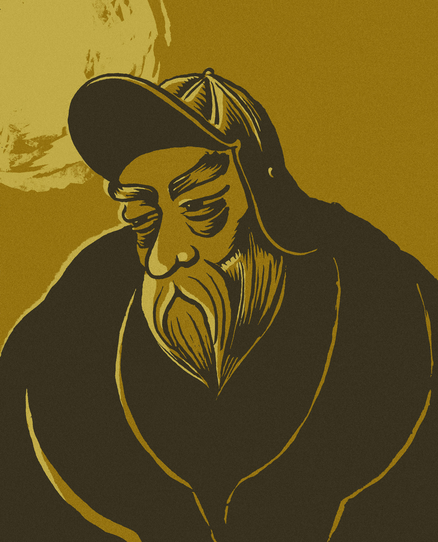 Brush pen with digital color & texture