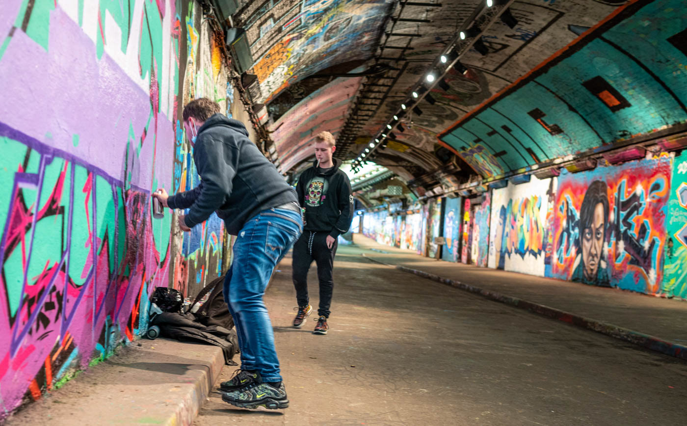 Waterloo Tunnel - Street Artists