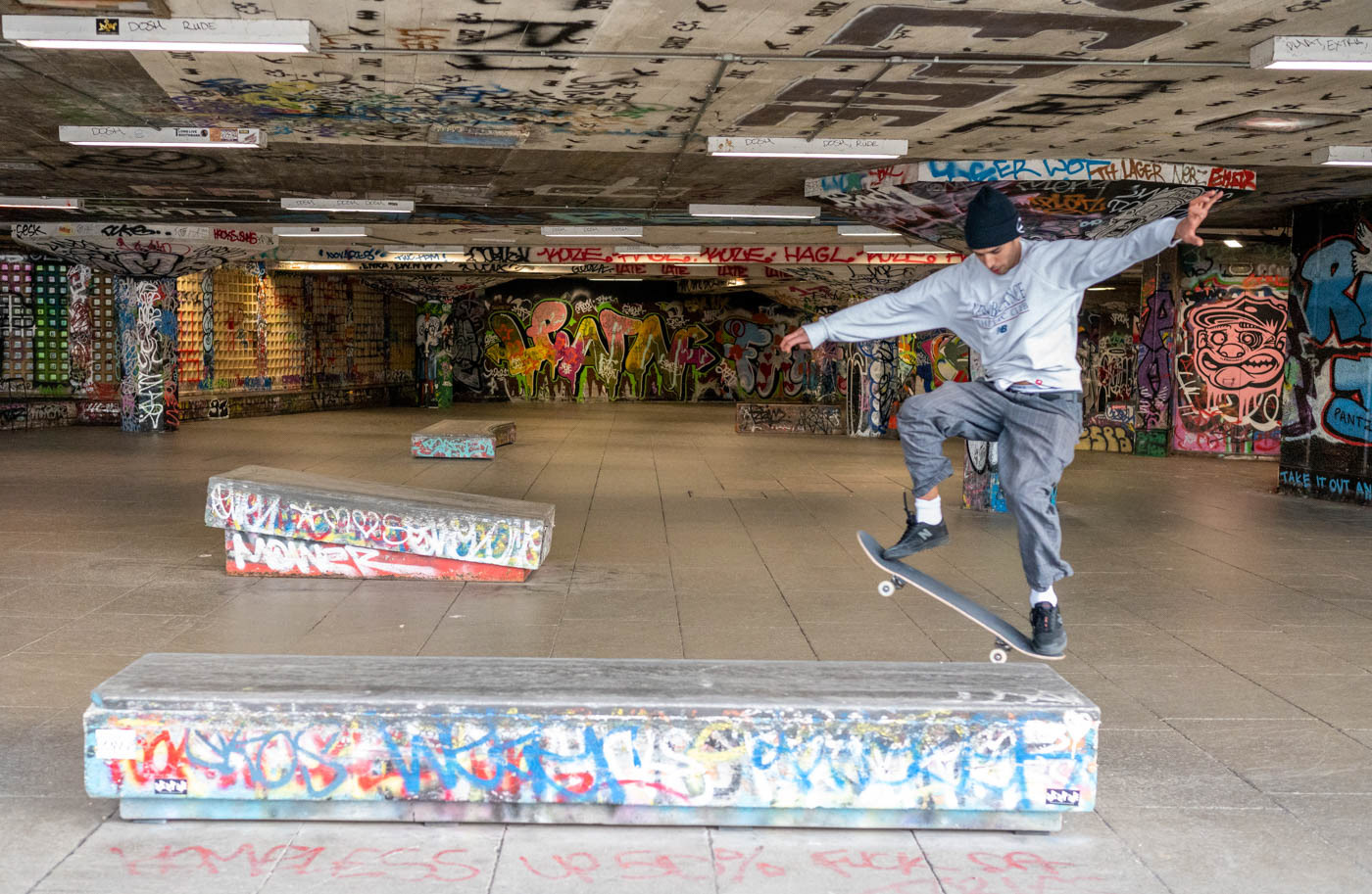 South Bank Skate Boarders