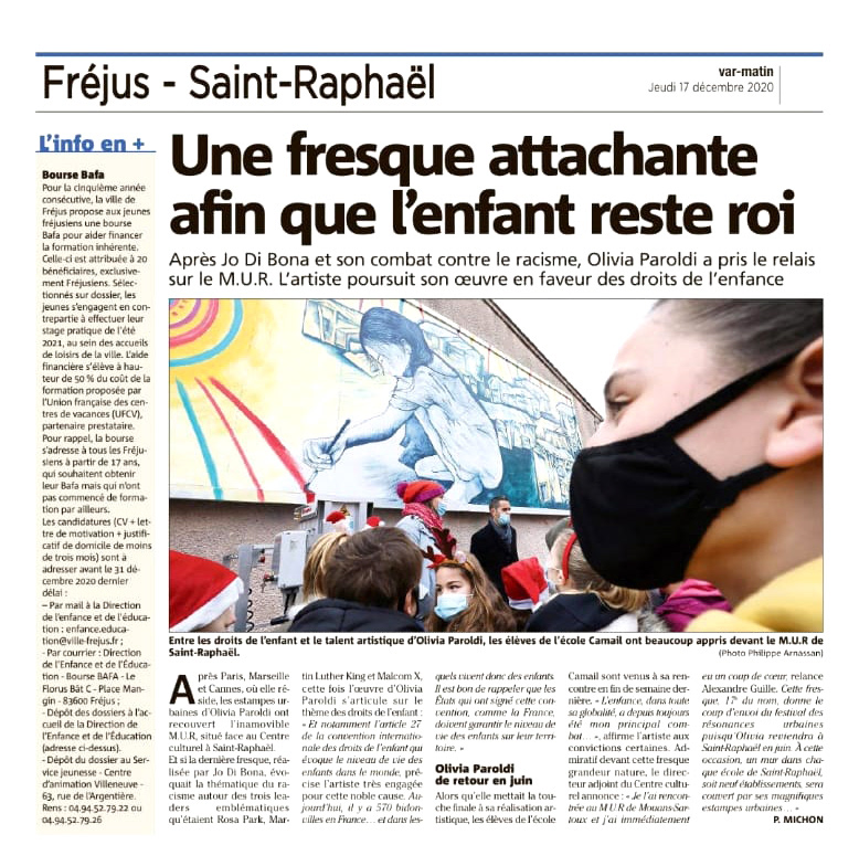 Var-Matin, décembre 2020