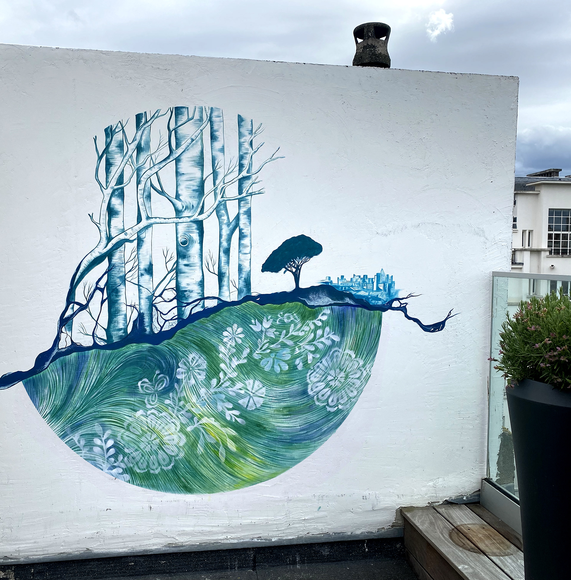 Mur privé, Neuilly 2023