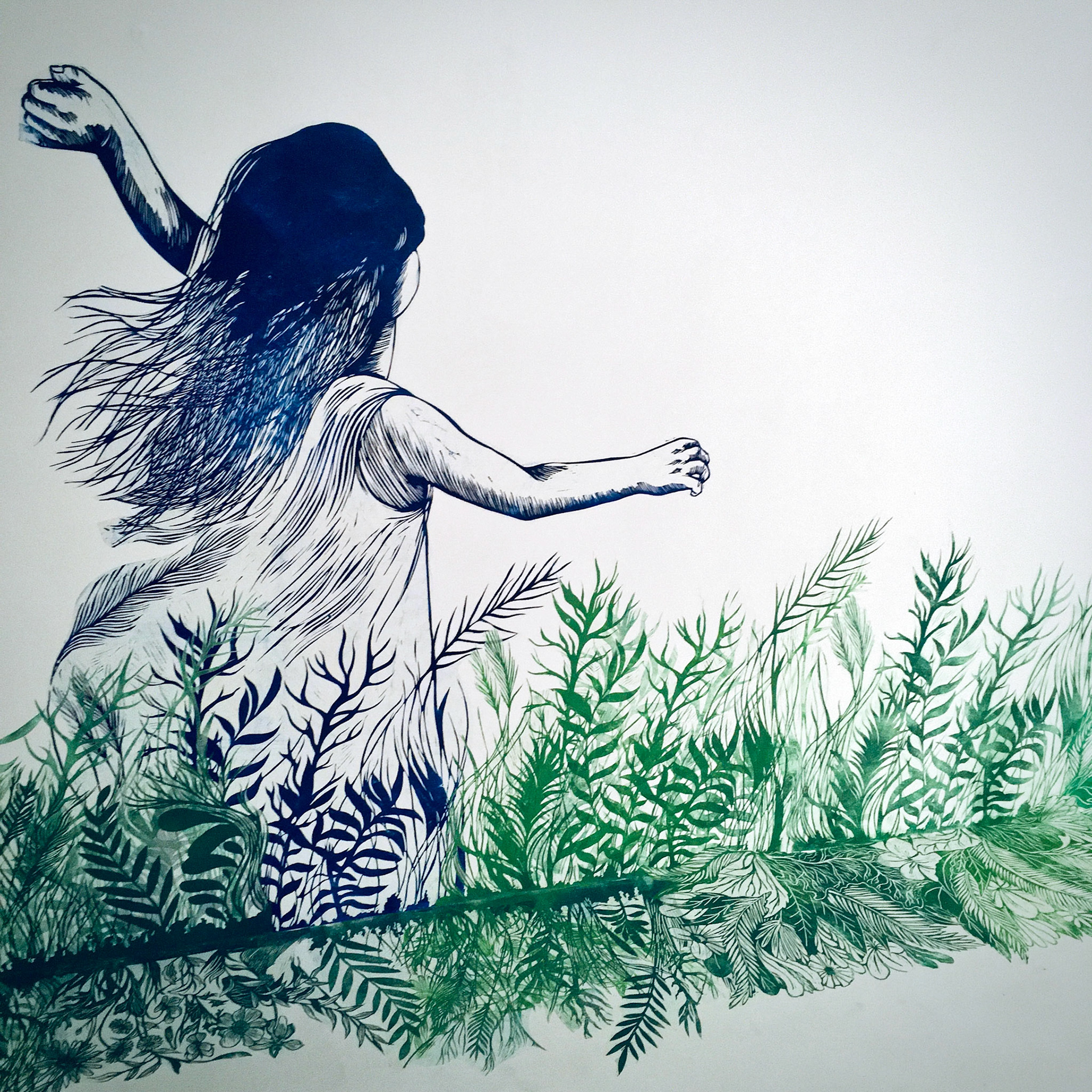 fresque Comme un jardin, 2020