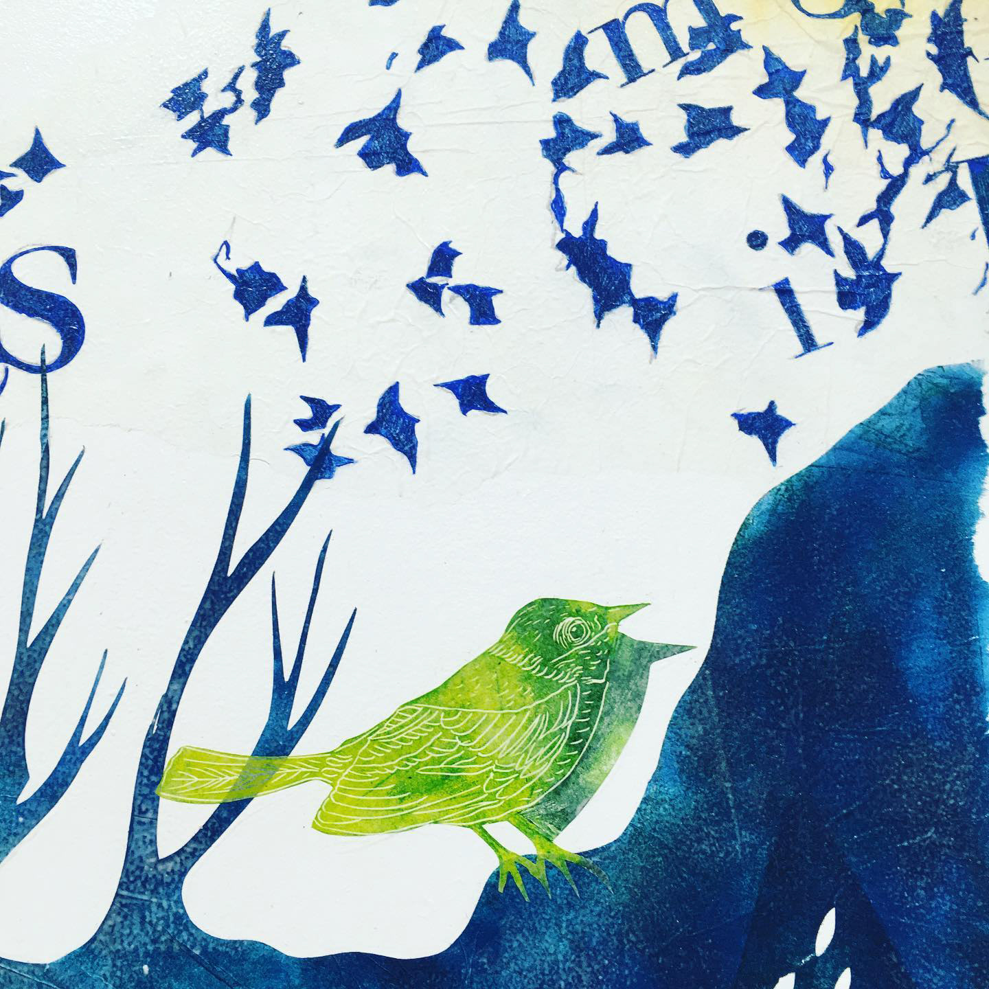 Fresque Du vent dans les pensées, Vallauris 2019