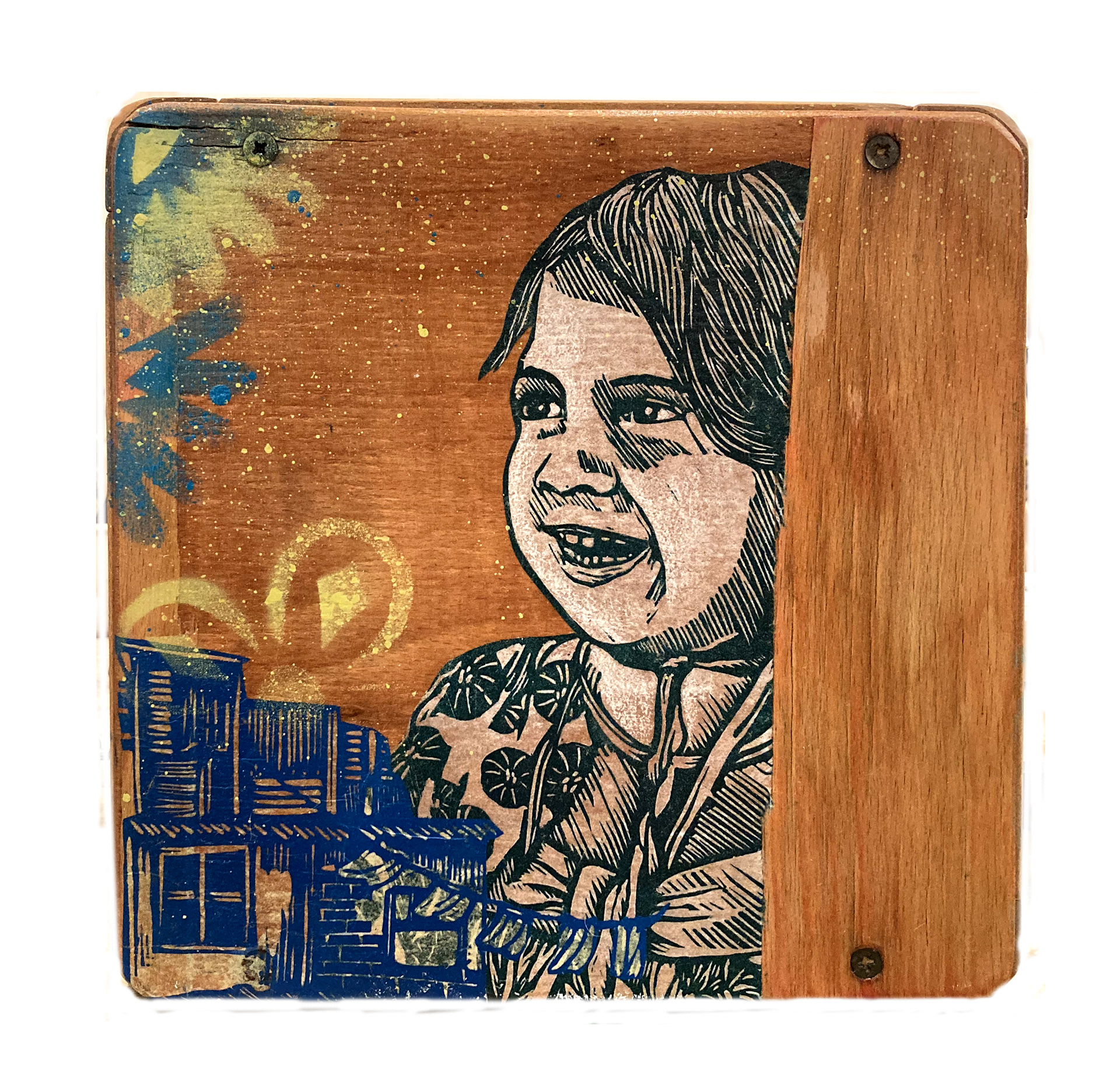 Sofia, estampe sur bois