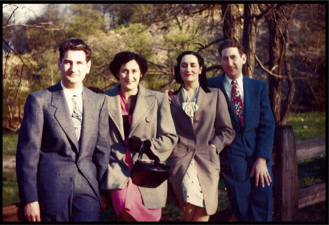 Meyer, Esther, Anna & Isadore - 1947
