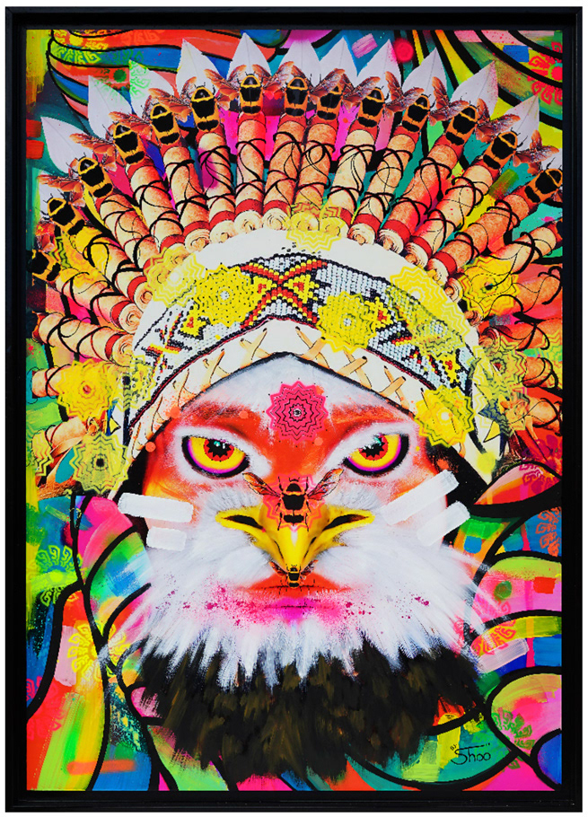 INDIAN EAGLE - 105x75cm - 1400€