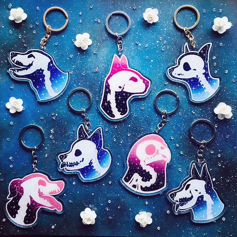 Skeleton pet skull charms- more species being added soon!
