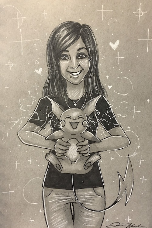 B/W 1 pokemon commission