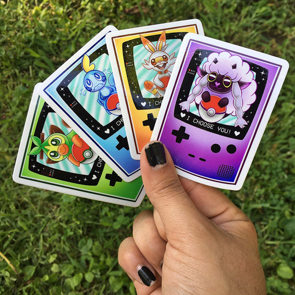 Pokemon Sword/Shield Gameboy Stickers