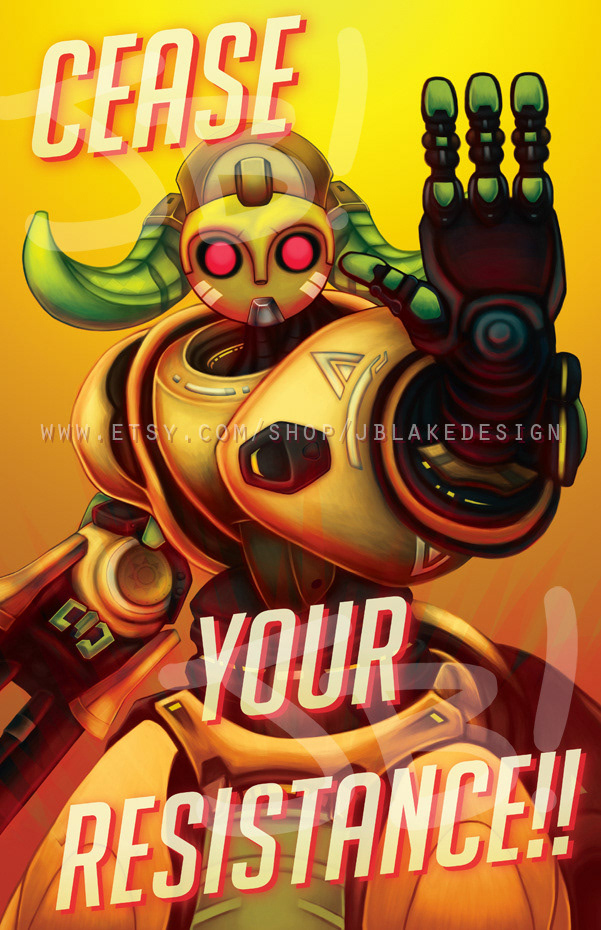 Orisa Ultimate- Overwatch print