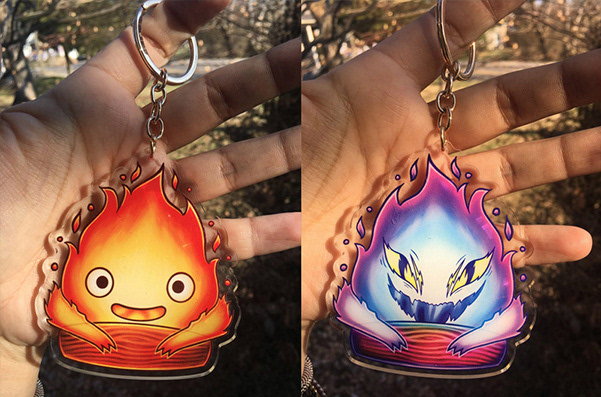All charms are double sided.