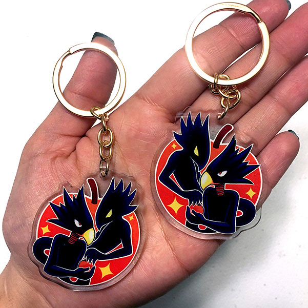 BNHA- Tokoyami & Dark Shadow charms
