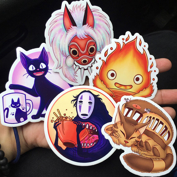 Ghibli Vinyl Stickers