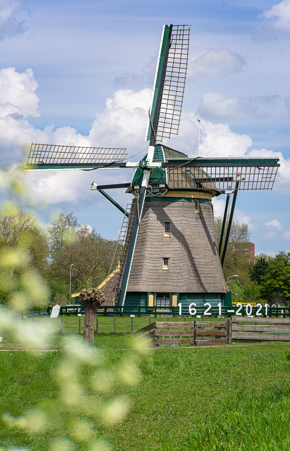 Molen de vlieger, de Vliegermolen in Voorburg / Leidschendam-Voorburg