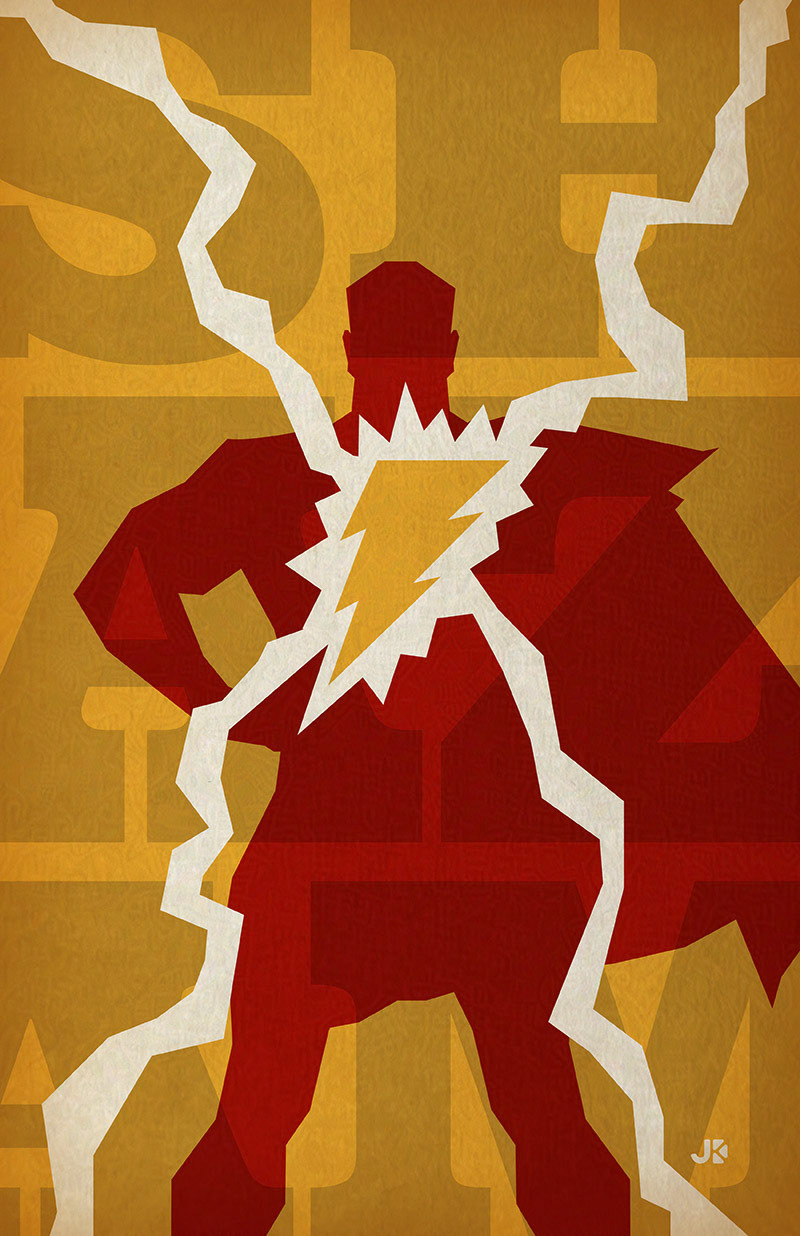 Captain Marvel/Shazam tribute fan art piece