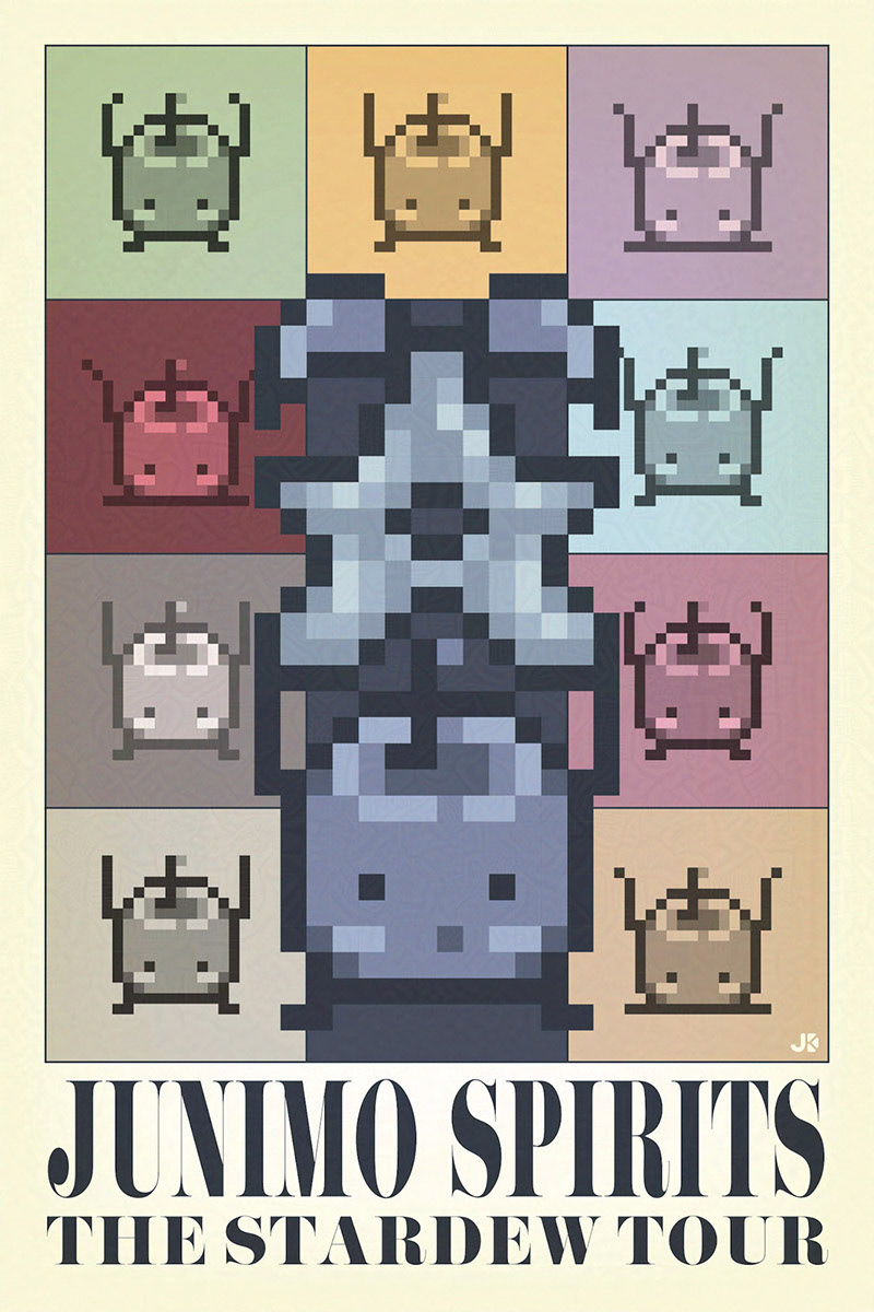 Stardew Valley + Taylor Swift mashup poster. Created as a gift