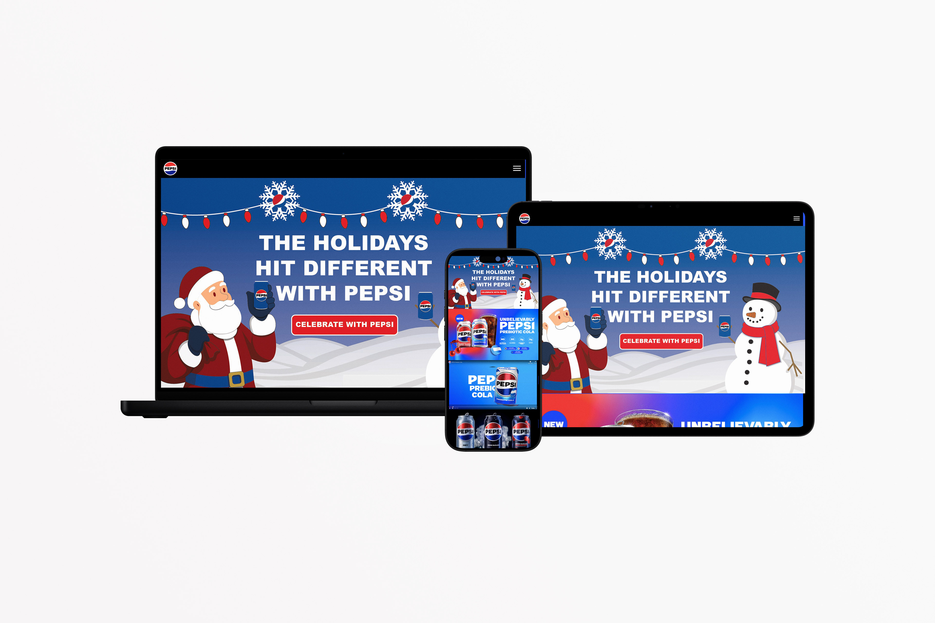 Pepsi Website Hero Image