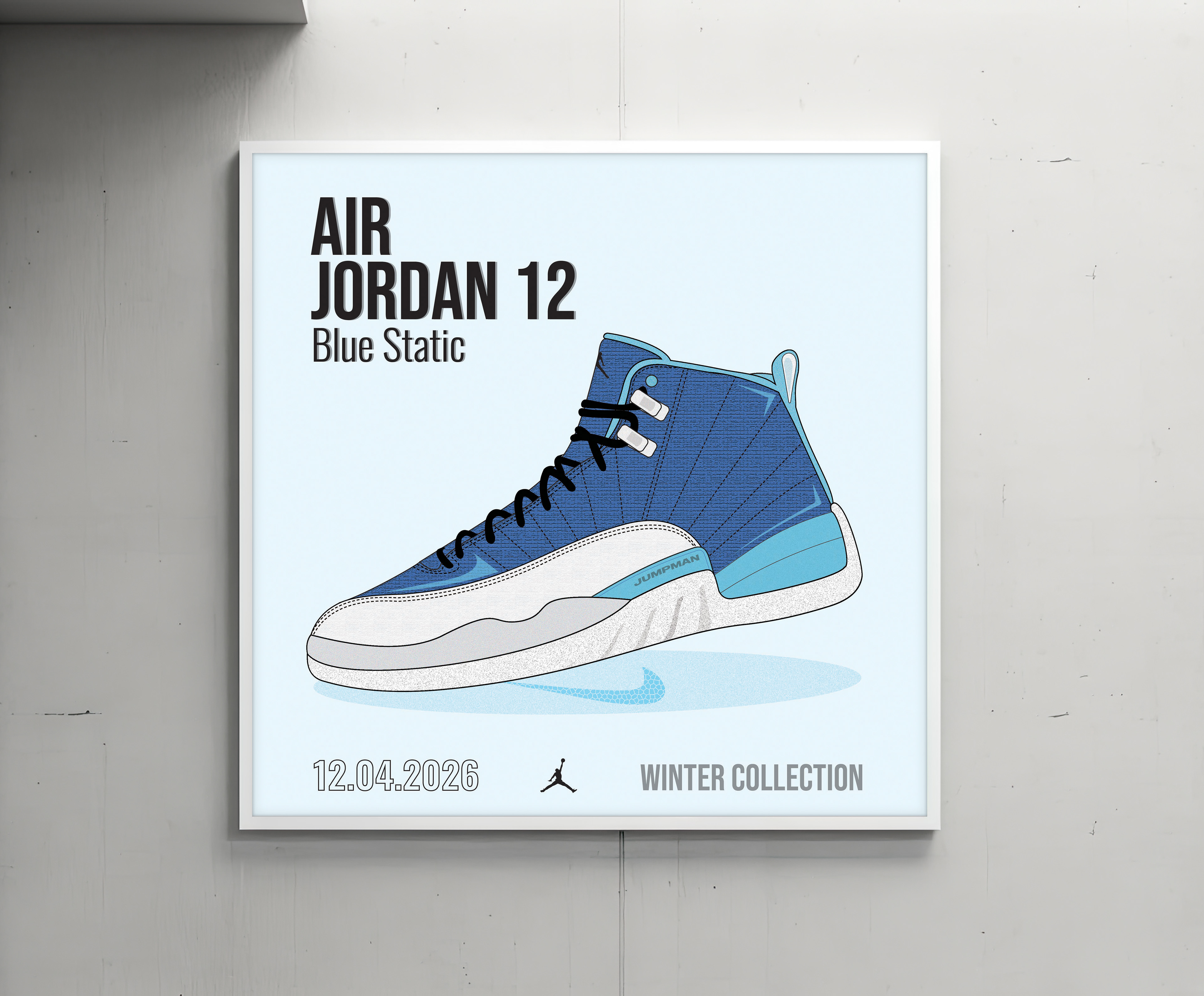 Air jordan 12 poster