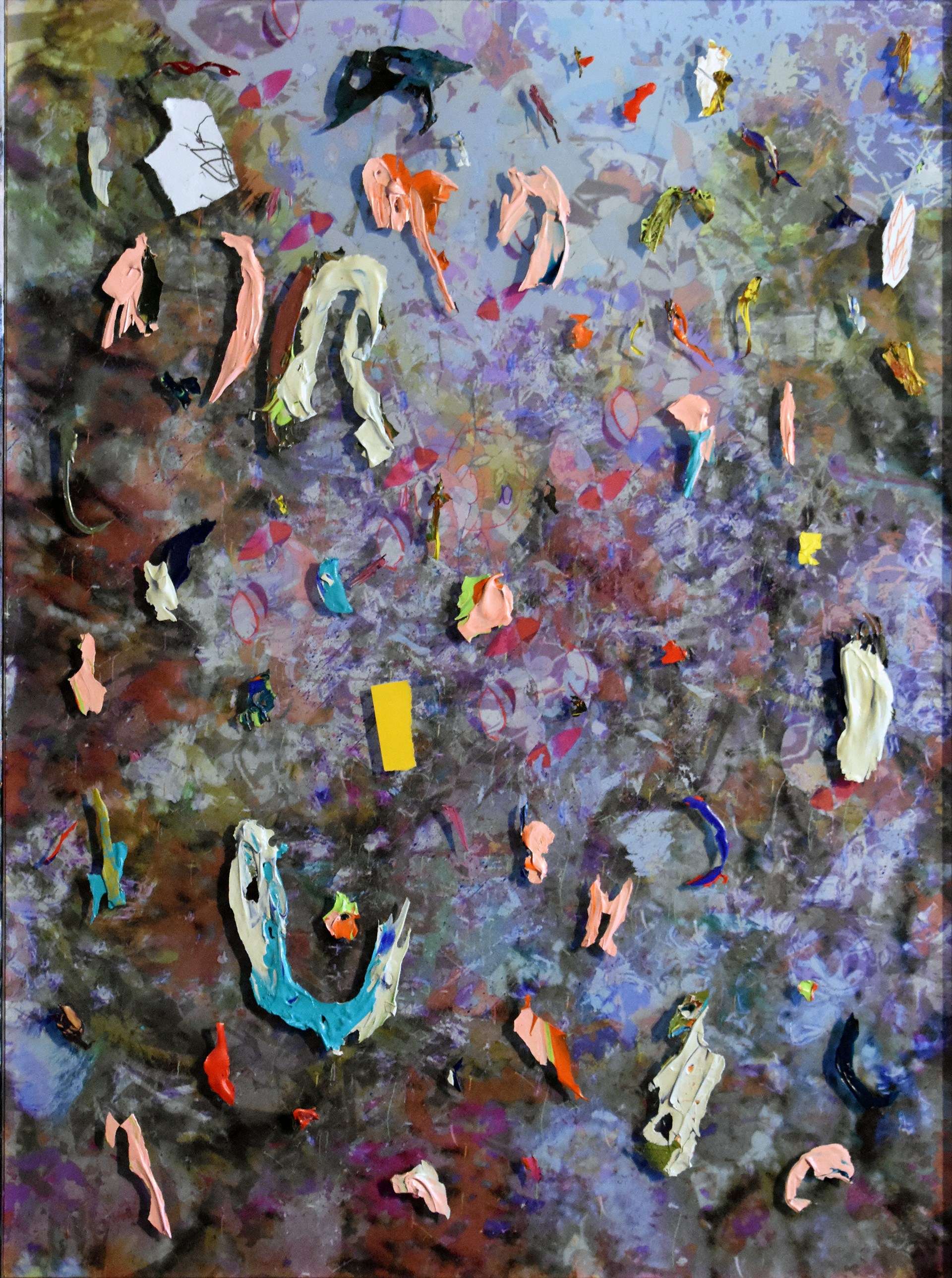 Arilic on photo mounthed on Plexiglass