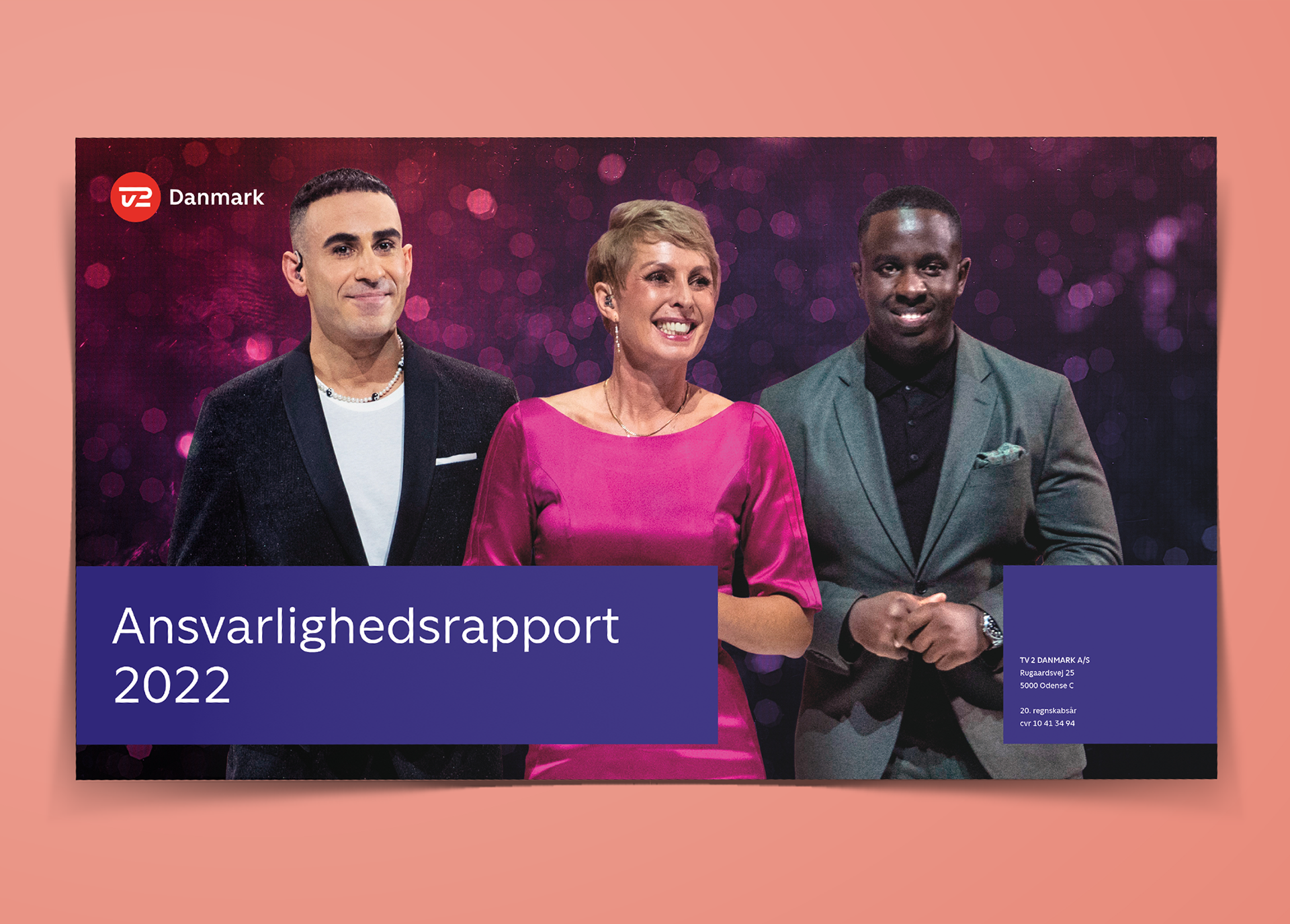 Forside til TV 2s Ansvarlighedsrapport