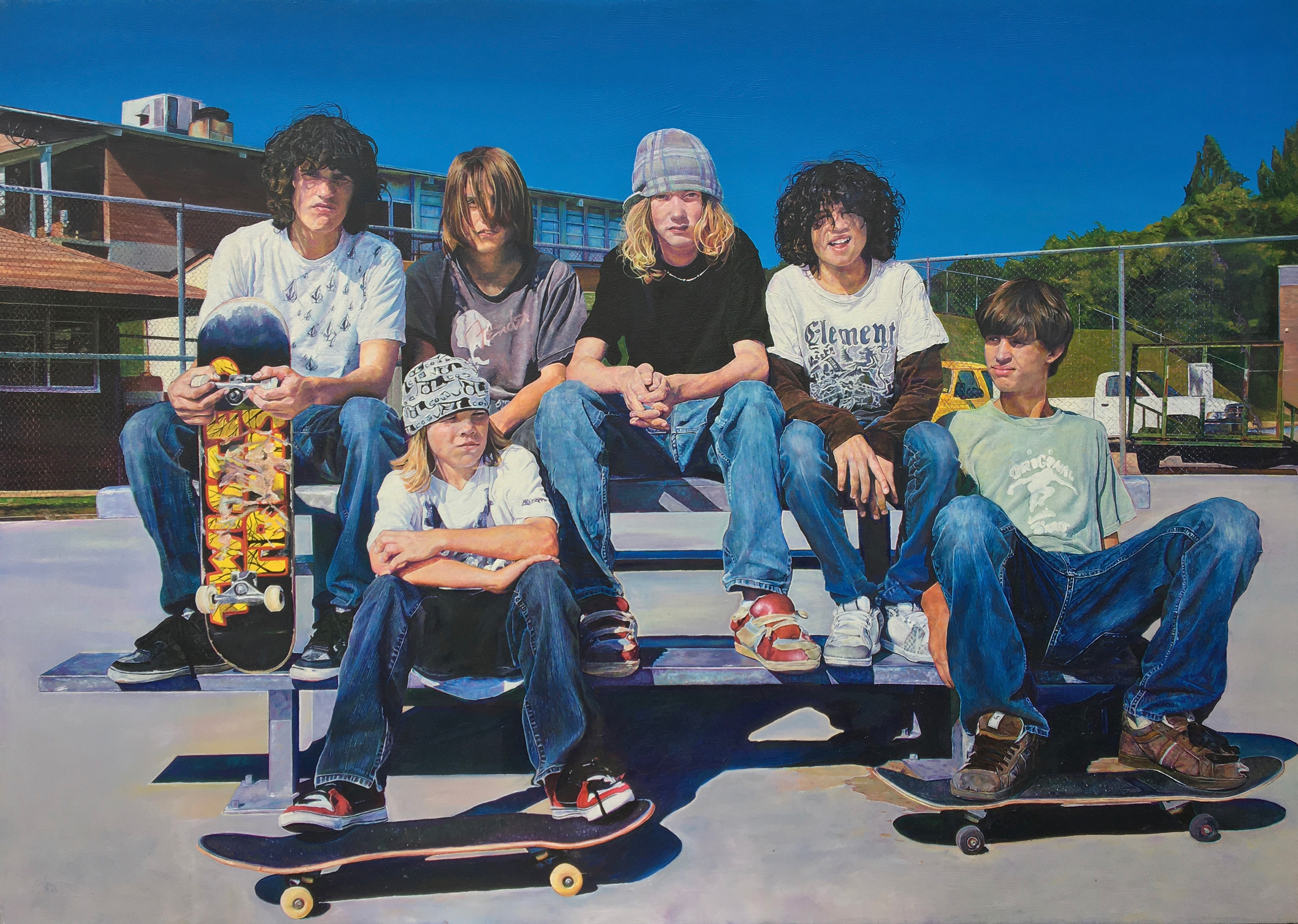 Sk8r Boys - semi-finalist - National Portrait Award, National Portrait Gallery, London, UK
