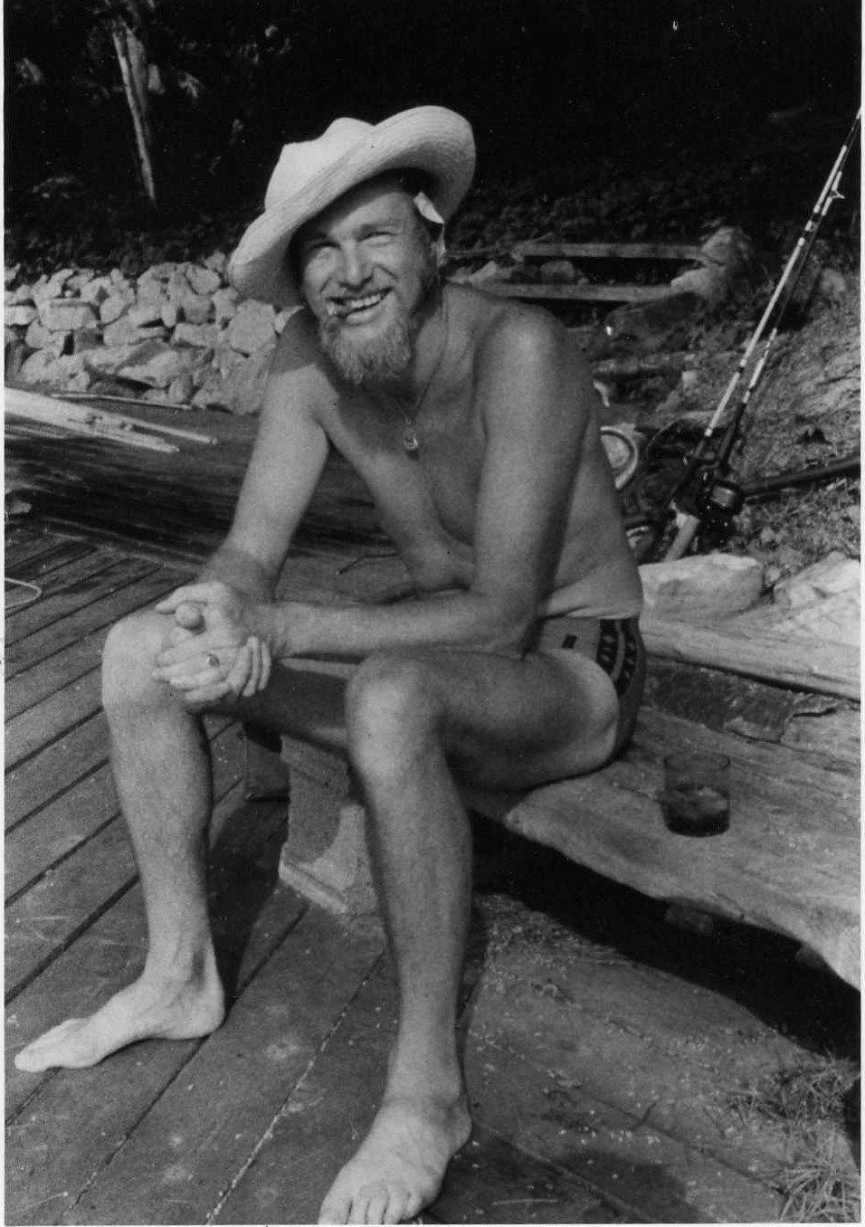 Ivan (Van Gogh) at peg forbes alligator rock 1978
