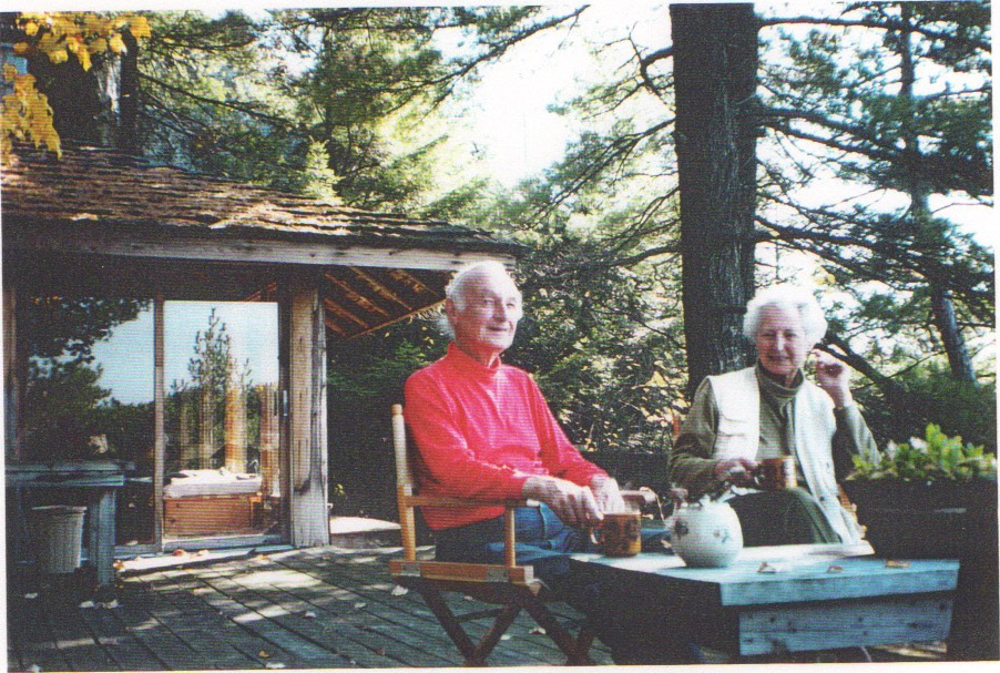 Don & Peg Forbes at the Charlton Lake Teahouse 1995