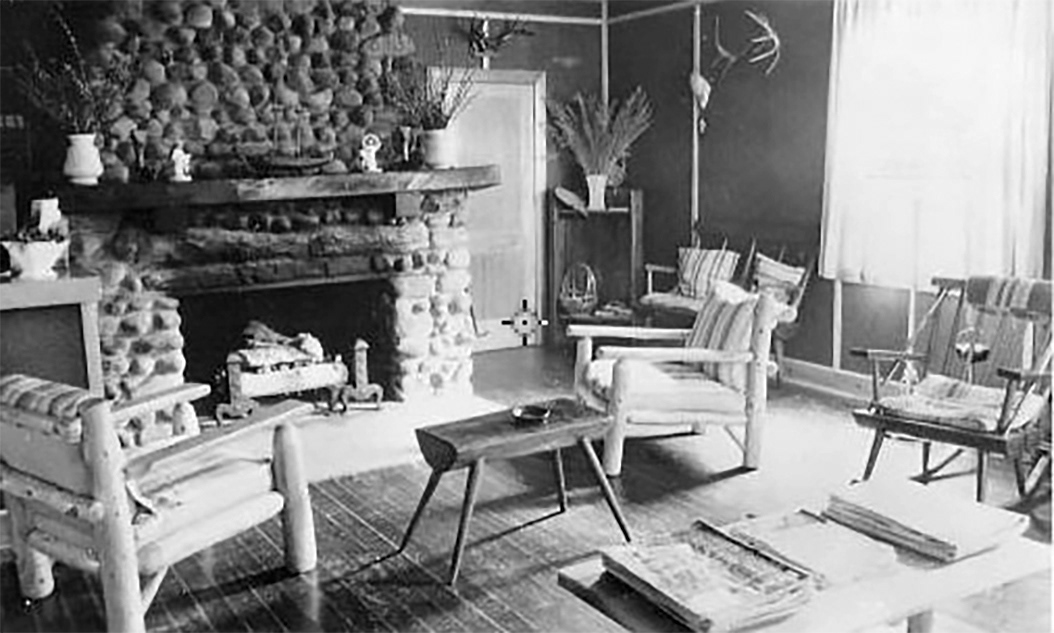Widgawa Lodge lounge 1950s