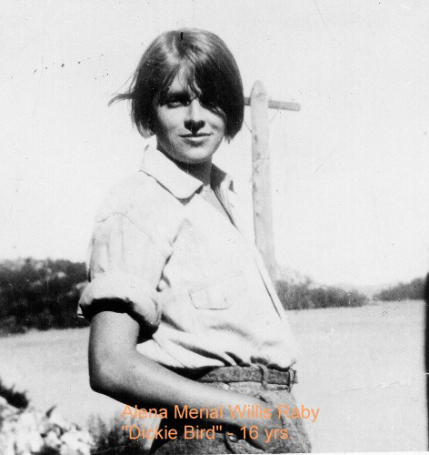 Alena Merial Willis 1926 - WILLIS Family Archives