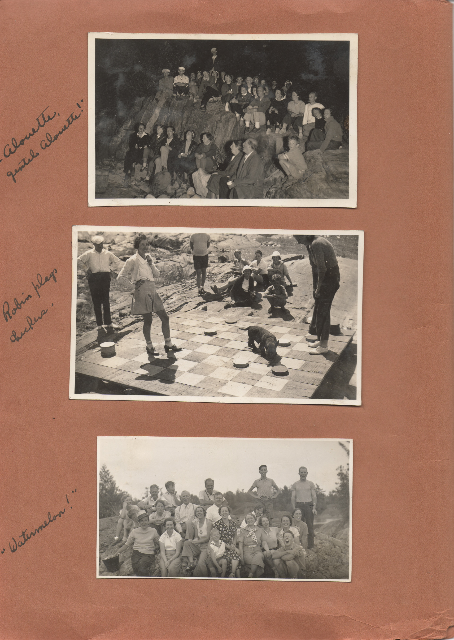 Killarney Mountain Camp activities, Baie Fine, 1930s - Stuart Cork