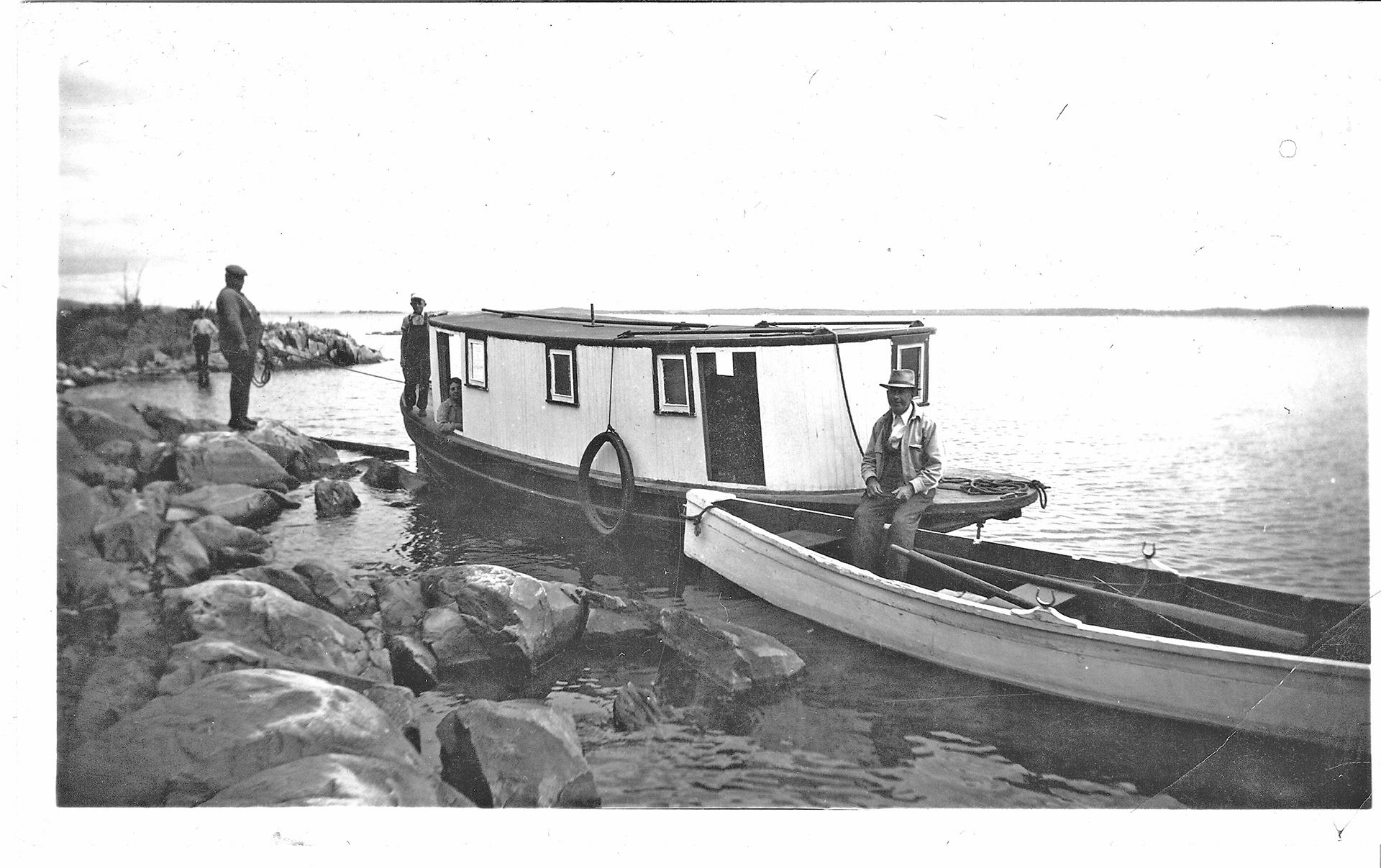 George Hannah's boat in the North Channel 1927 - Roger Hannah