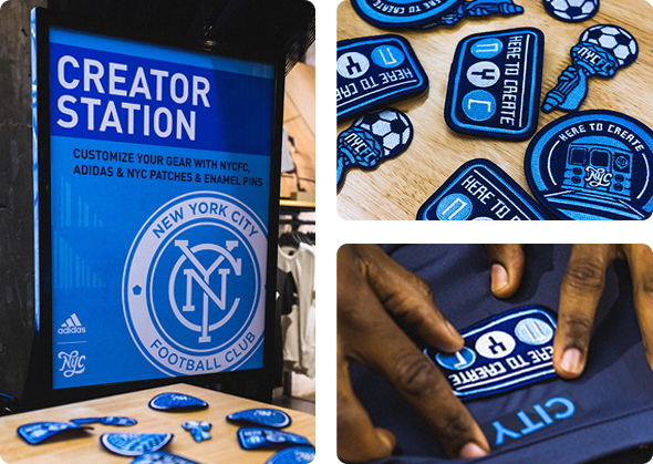 event signage & custom patch designs