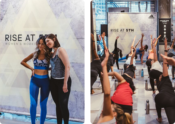 photo opportunity at backdrop